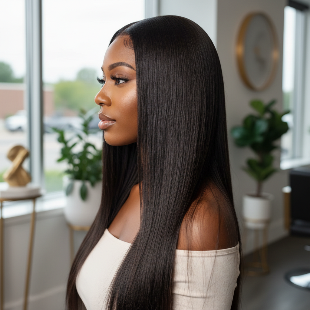 Elle transparent virgin frontal/closure